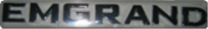 GEELY EMGRAND ''EMGRAND'' YAZISI