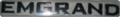 GEELY EMGRAND ''EMGRAND'' YAZISI