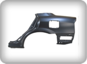 MAZDA 323 FAMILIA ARKA SOL ÇAMURLUK CAMA KADAR (YAKIT DEPO KAPAĞI DELİKLİ) (1999-2002 MODEL)