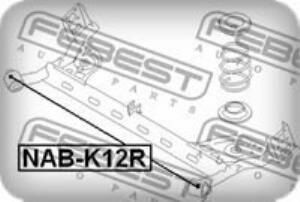 NİSSAN MİCRA K12 TORSİYON BURCU ARKA 2003 VE ÜSTÜ ARAÇ İÇİN