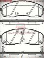 HYUNDAİ H100 KAMYONET ÖN FREN BALATA SETİ 2004/2009 ARAÇ İÇİN