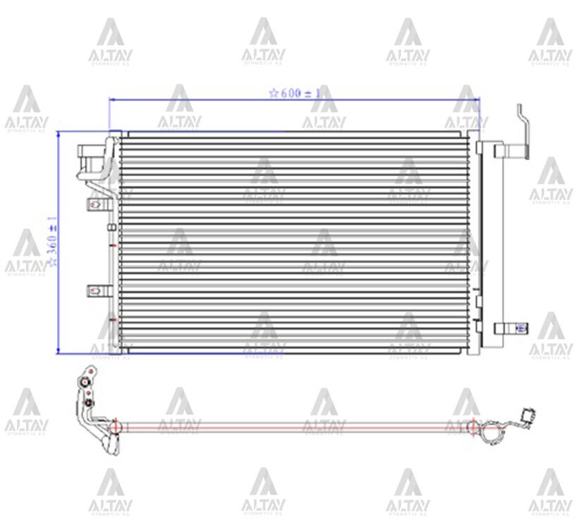 RADYATÖR KLİMA CERATO 04-09
