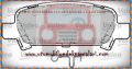 SUBARU FORESTER (2.0 ve 2.5 MOTOR) ARKA FREN BALATA SETİ 1997/2005 ARAÇ İÇİN