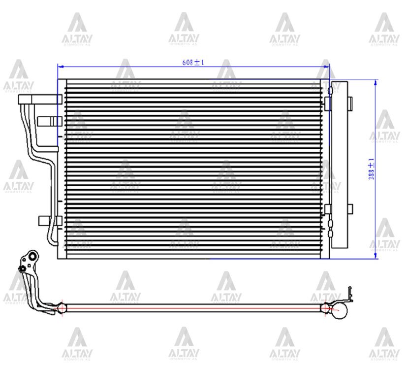 RADYATÖR KLİMA CEED 08-11 1.4  1.6