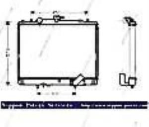MİTSUBİSHİ L200 MOTOR SU RADYATÖRÜ 2.5TD 2001/2006 OTOMATİK ARAÇ İÇİN ALİMİNYUM ( 500*638*32 )