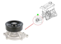 Ücretsiz Kargo SSANGYONG STAVİC MOTOR SU DEVİRDAİM POMPASI 2013 ve Üstü Model  VALEO İTALYAN KOREA