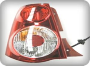 KIA PICANTO STOP LAMBASI SOL KIRMIZI/BEYAZ 2008/2009 MODEL İÇİN