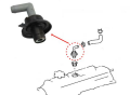 Ücretsiz Kargo TOYOTA RAV4 KÜLBÜTÖR SUPAP Subap Subab KAPAĞI BUHAR HAVALANDIRMA PVC VALFİ 2000 Motor 1996 dan 2000 e Kadar Model TAİWAN