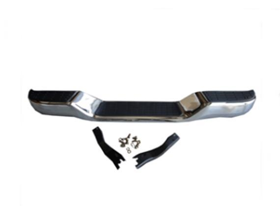 Ücretsiz Kargo MAZDA B2500 PıckUp ARKA TAMPON Nikelajlı Altı Oval Bağlantı Braketleriyle Set 2001 den 2003 e Kadar Model TAİWAN