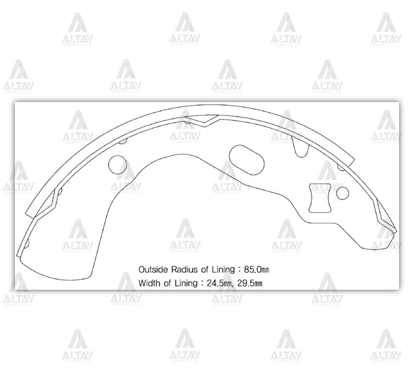 FREN BALATA ARKA PRIDE  FORD FESTIVA  MAZDA 121 PABUÇ