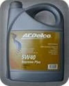 AC DELCO MOTOR YAĞI 5W40 SUPREME PLUS PETROL&DİESEL 100% SYNTHETİC ENGİNE OİL 5 LİTRE