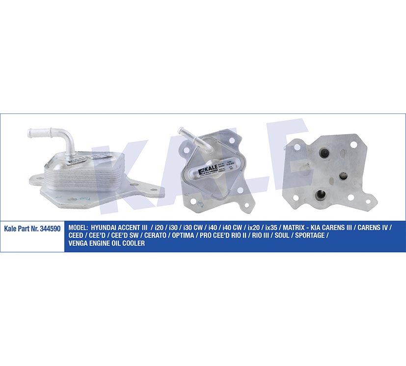 YAĞ SOĞUTUCUSU ACCENT 09= ERA  GETZ  MATRIX  I-30  I-20  CEED  RIO  BLUE DİZEL