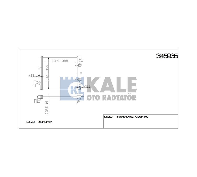 RADYATÖR SU ATOS  98-02 (AT)