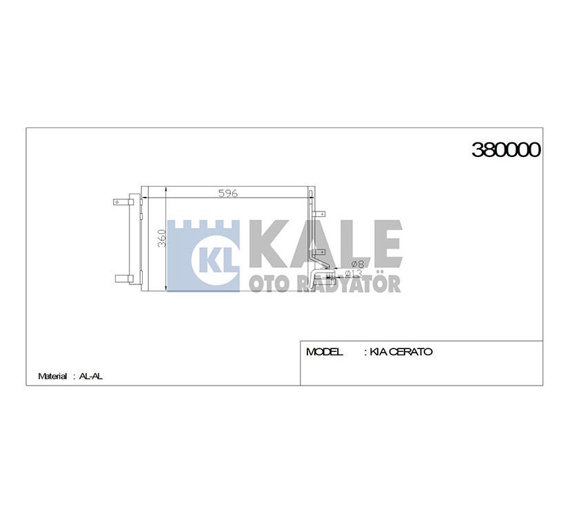RADYATÖR KLİMA CERATO 04-09