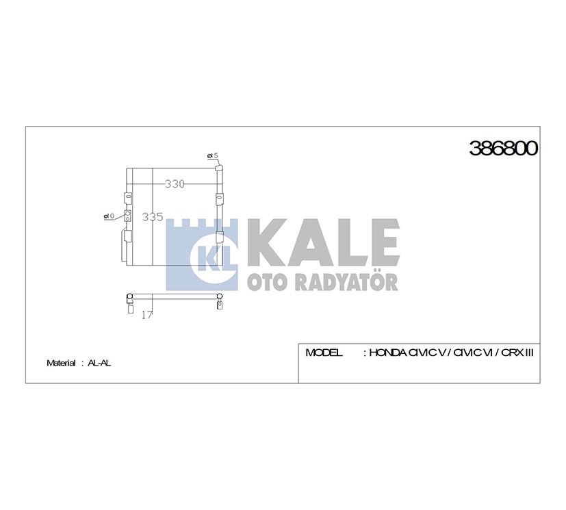 RADYATÖR KLİMA CIVIC  92-95