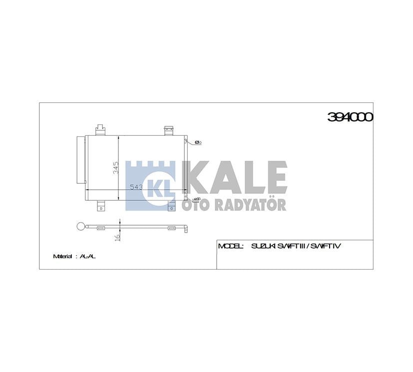 RADYATÖR KLİMA SWIFT 06-12