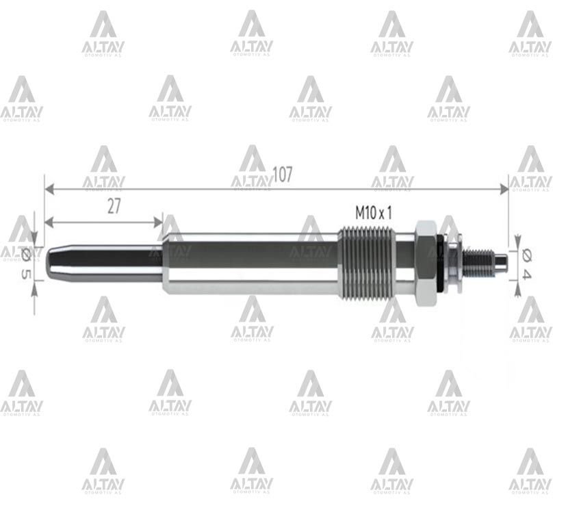 KIZDIRMA BUJİSİ (ISITMA) GRAND VITARA  PARTNER  CITROEN BERLINGO  C4  C5 2.0 HDI  11V.