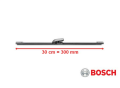 KİA CEED ve PRO CEED ARKA SİLECEK SÜPÜRGESİ Silgisi 2012 ve Üstü Model BOSCH AVRUPA